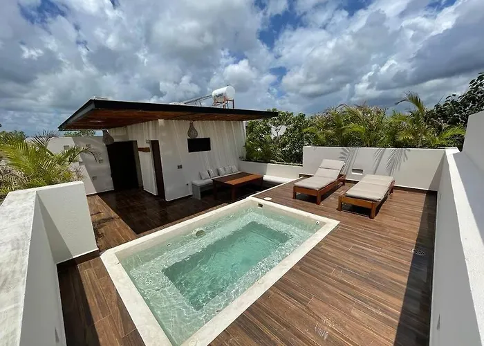 Penthouse En Tulum Etnica , La Veleta